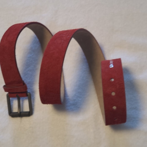 Desigual suede belt with matte silver tone buckle - Picture 8 of 8